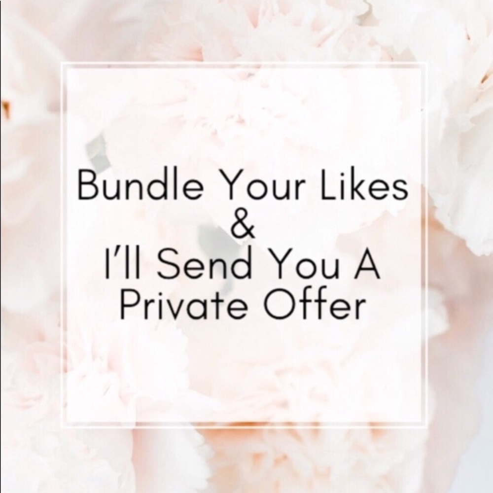 Bundle your likes! I’ll offer you a deal!